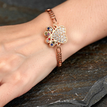 Load image into Gallery viewer, Puppy Paw 14k gold-filled bracelet
