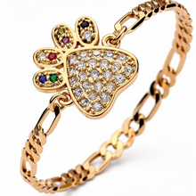 Load image into Gallery viewer, Puppy Paw 14k gold-filled bracelet