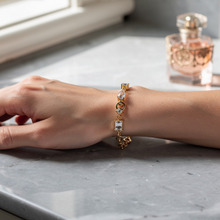Load image into Gallery viewer, Stunning CZ Gold- Filled bracelet
