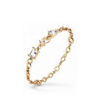 Load image into Gallery viewer, Stunning CZ Gold- Filled bracelet