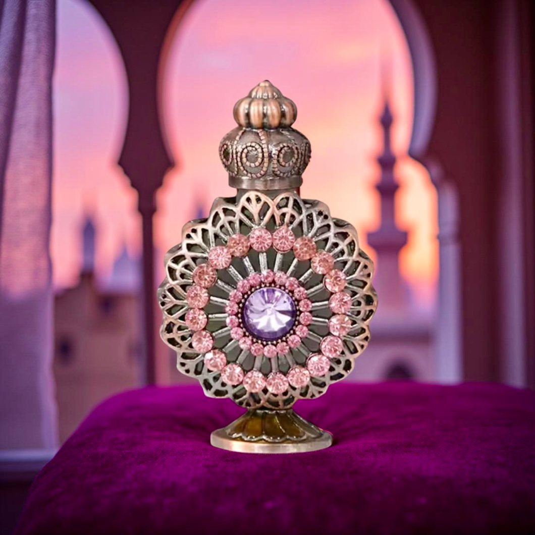 Dubai Inspired Crystal Perfume Oil Bottle