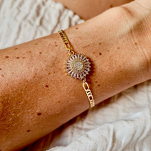 Load image into Gallery viewer, Stunning CZ 14k gold-filled bracelet
