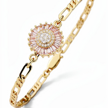 Load image into Gallery viewer, Stunning CZ 14k gold-filled bracelet
