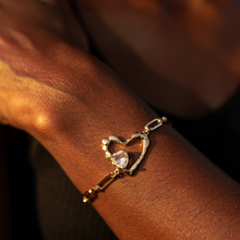 Load image into Gallery viewer, 14k CZ Heart
