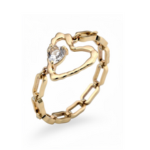 Load image into Gallery viewer, 14k CZ Heart
